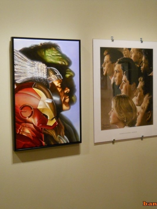 En photos : L'exposition SUPER-HÉROS : L'ART D'ALEX ROSS au Mona Bismarck American Center for art & culture (2014) - 12