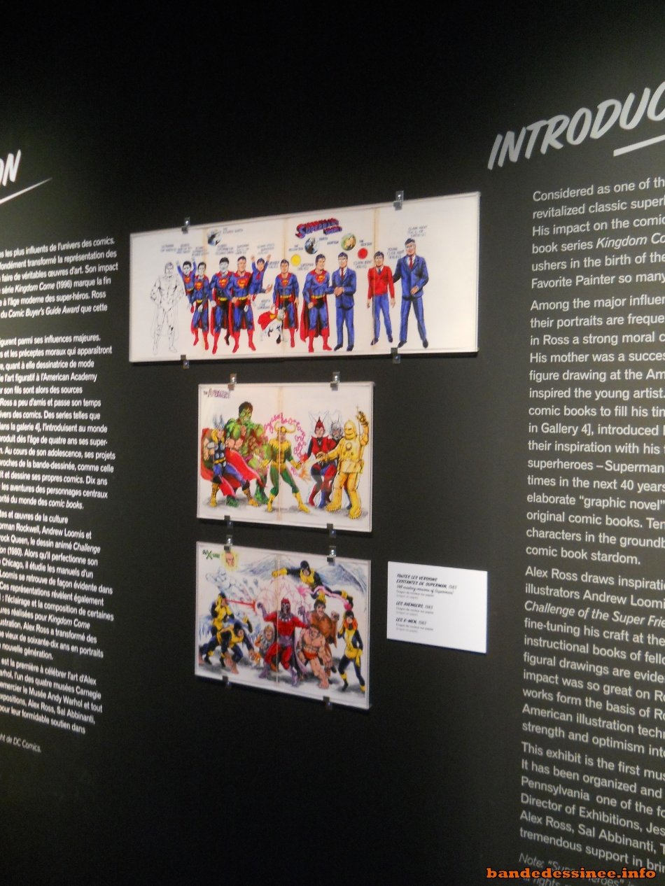 En photos : L'exposition SUPER-HÉROS : L'ART D'ALEX ROSS au Mona Bismarck American Center for art & culture (2014) - 05