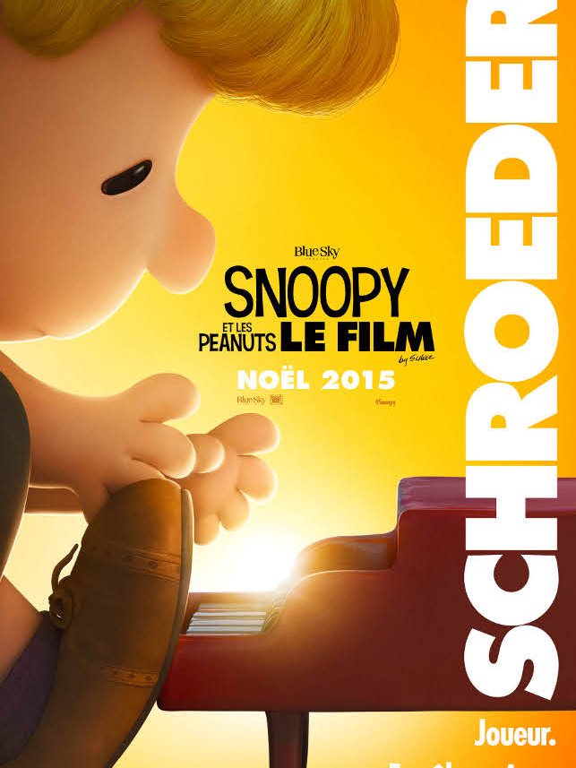 Affiche Schroeder - Snoopy et les Peanuts