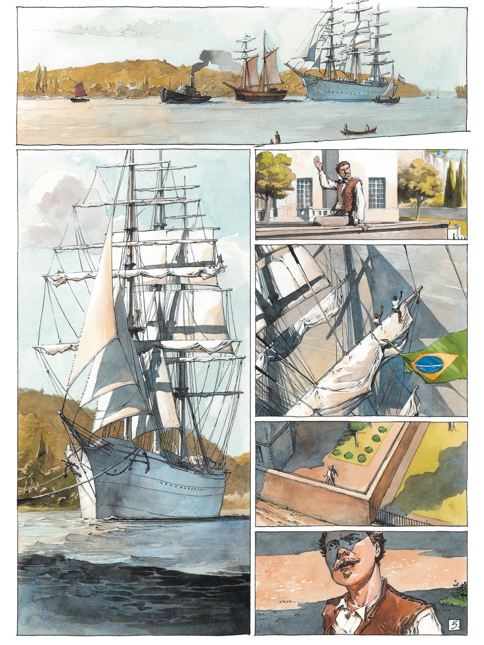 Le Horla (planche 5) © Guillaume Sorel / Rue de Sèvres