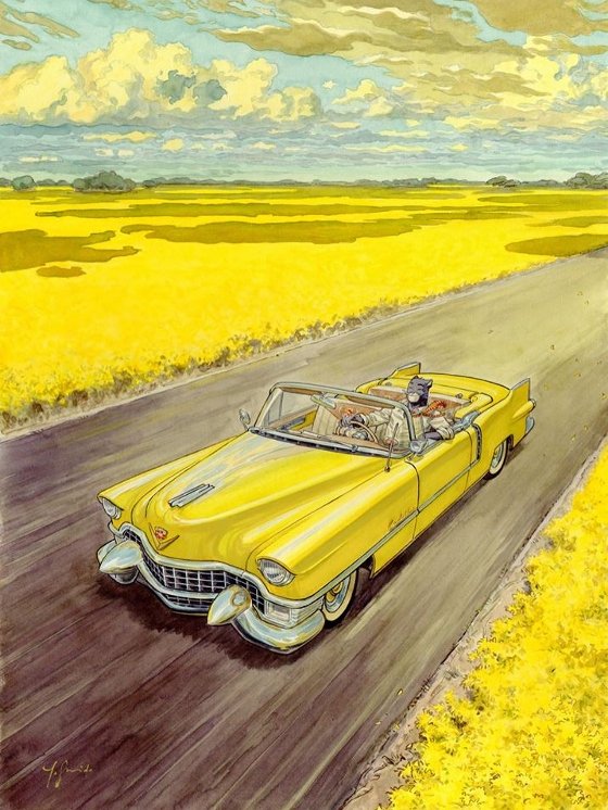 Juanjo Guarnido dévoile l'affiche du prochain Blacksad