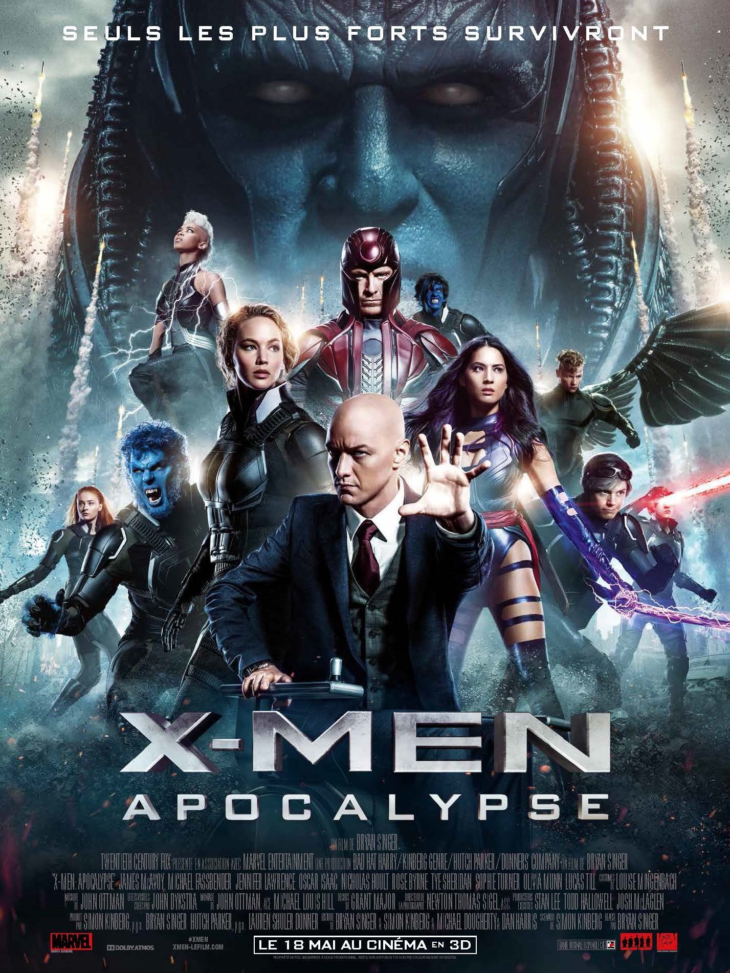 X-Men : Apocalypse (2016) - L'affiche dévoilée