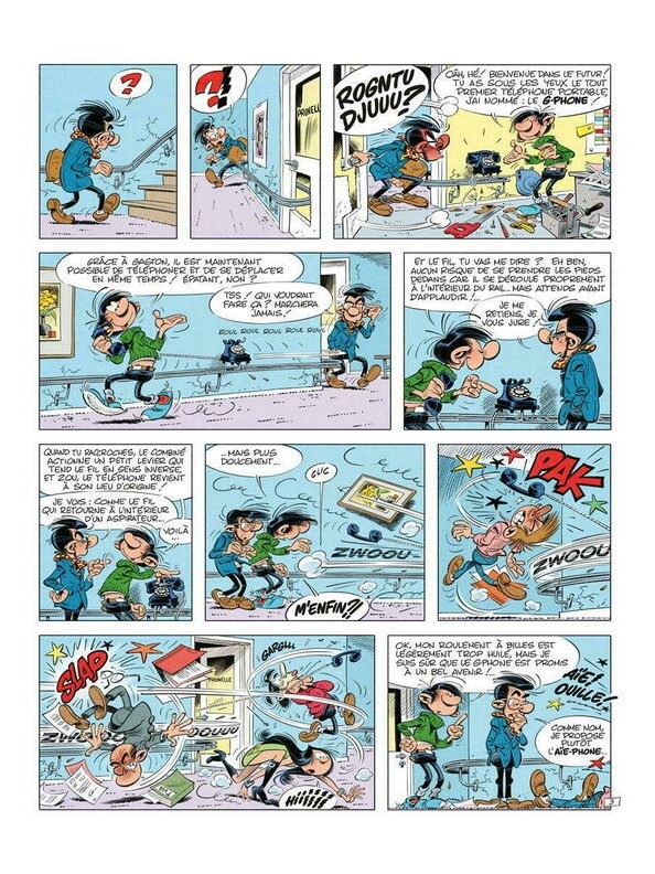 Gaston - Le téléphone portable