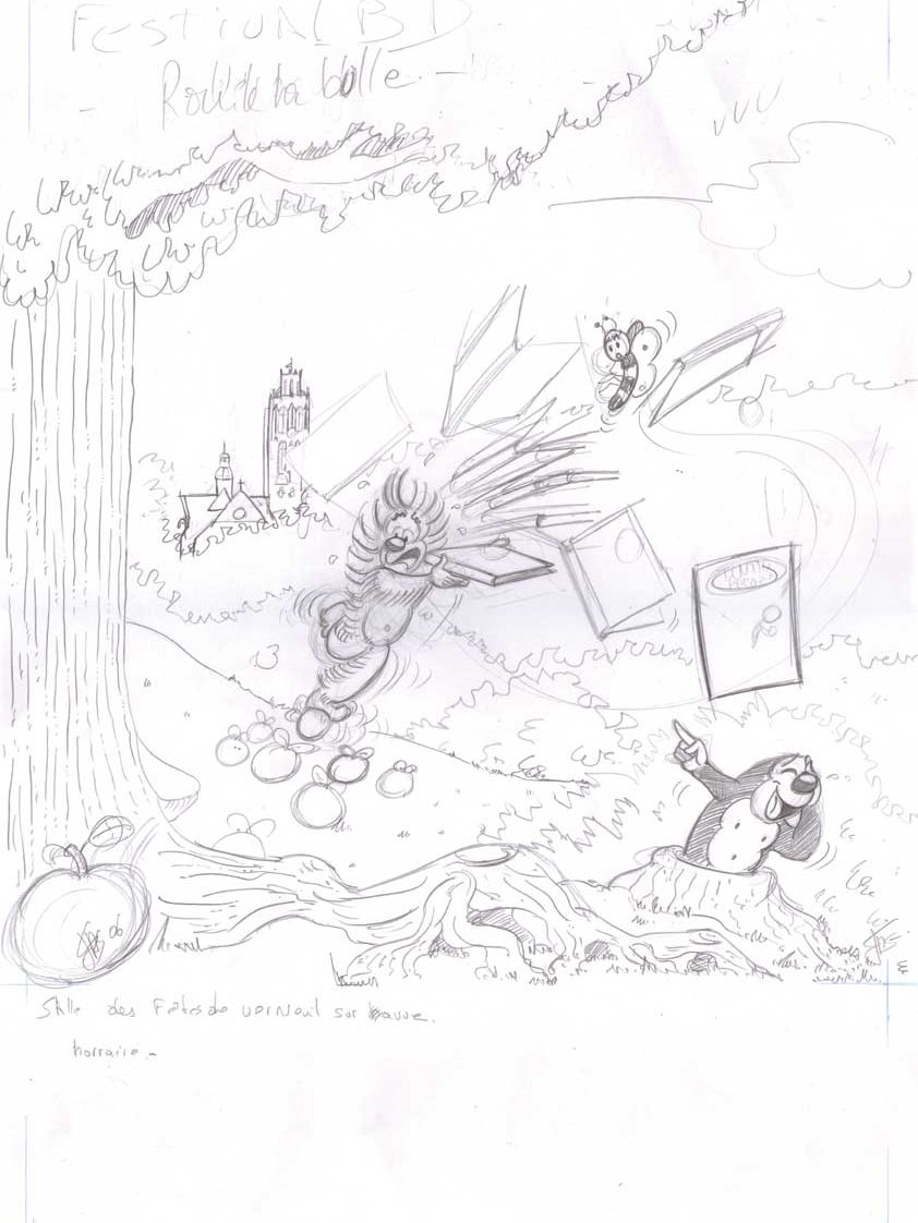 Crayonnée de l'affiche