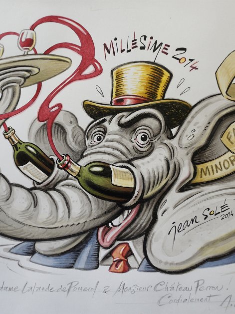 Château Perron 2014 - Ex-libris Jean Solé