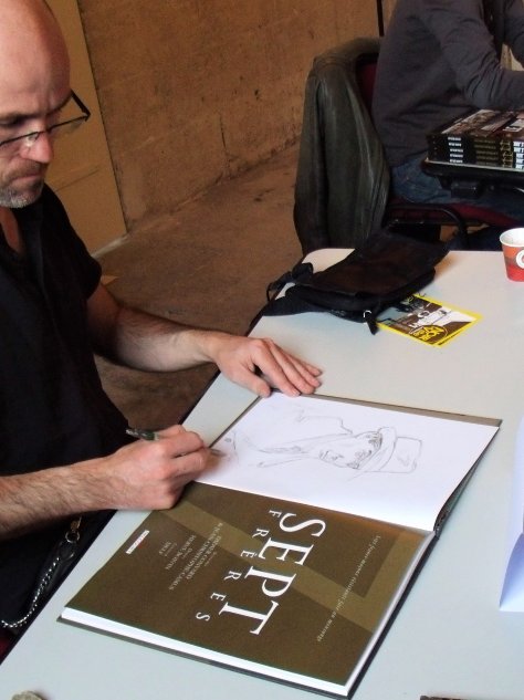 Hervé Boivin au festival du polar de Villeneuve lez Avignon 2016