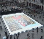 Série Une planche géante de Tintin au coeur de Bruxelles ce week-end