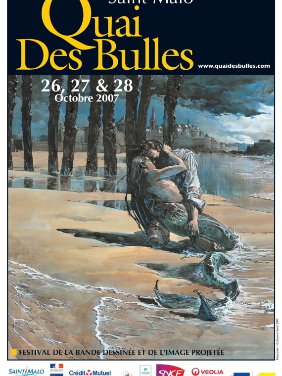 Affiche Quai des Bulles 2007 horizontale
