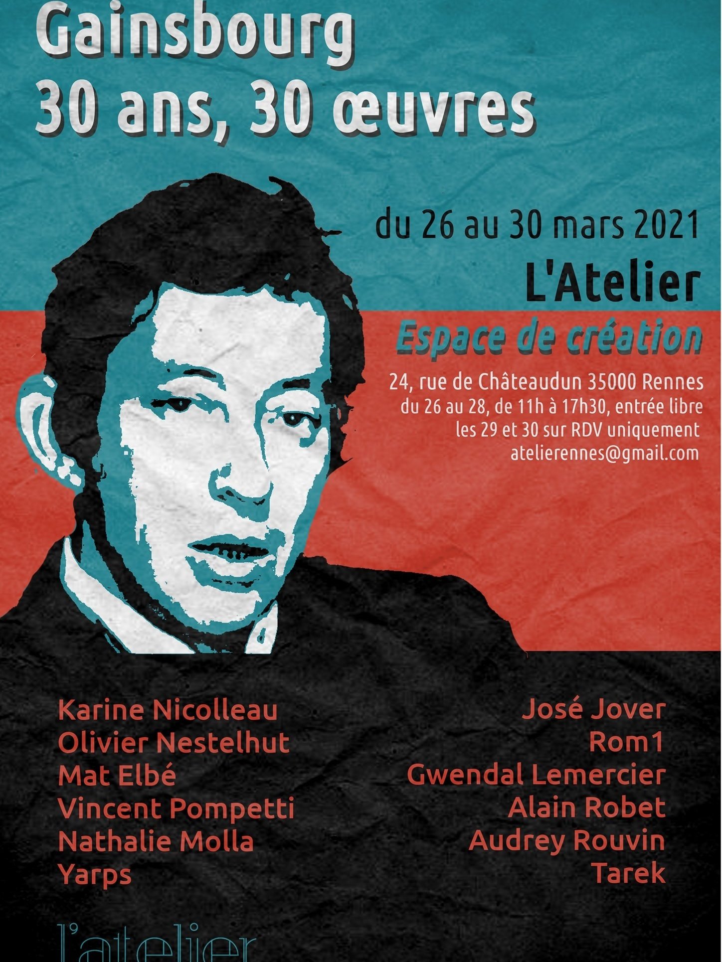 Exposition Gainsbourg // 30 ans, 30 œuvres