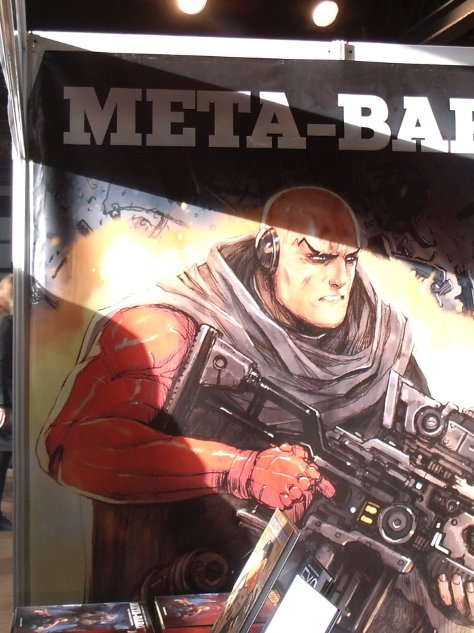 Un fier Meta Baron pour le stand des Humanoïdes Associés