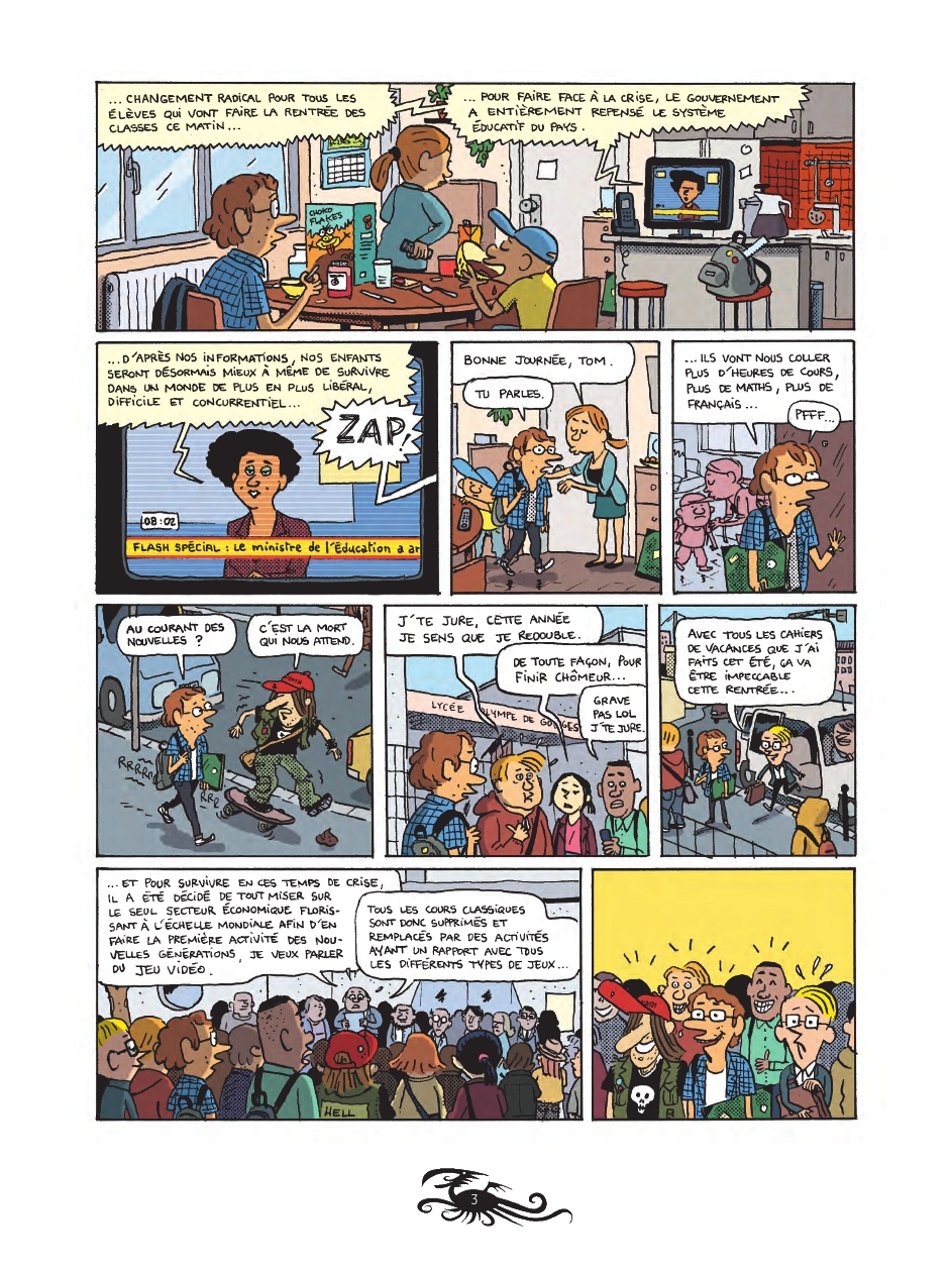 Kräkaendraggon (Lewis Trondheim et Mathieu Sapin) - Gallimard - Page 03