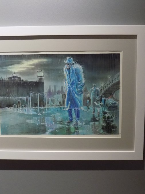 Un couverture en couleurs directes pour la réédition du Spirit par Kitchen Sink