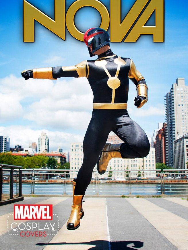 Marvel Cosplay Covers : Cap Santiago (Nova #1)