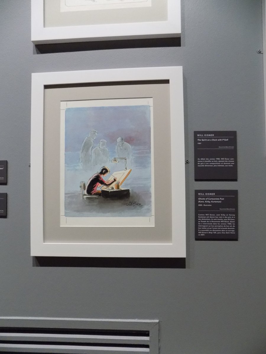 Dessiné par Will Eisner, un hommage à Jack Kirby, Gil Kane et Harvey Kurtzman