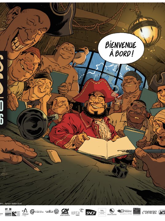 Quai des bulles 2016 : L'affiche de Sylvain Vallée en version horizontale