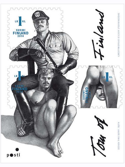Timbre Tom of Finland - Plaquette