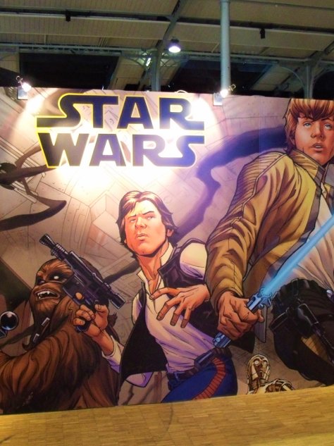 Star Wars, encore et toujours... ici pour le stand Panini