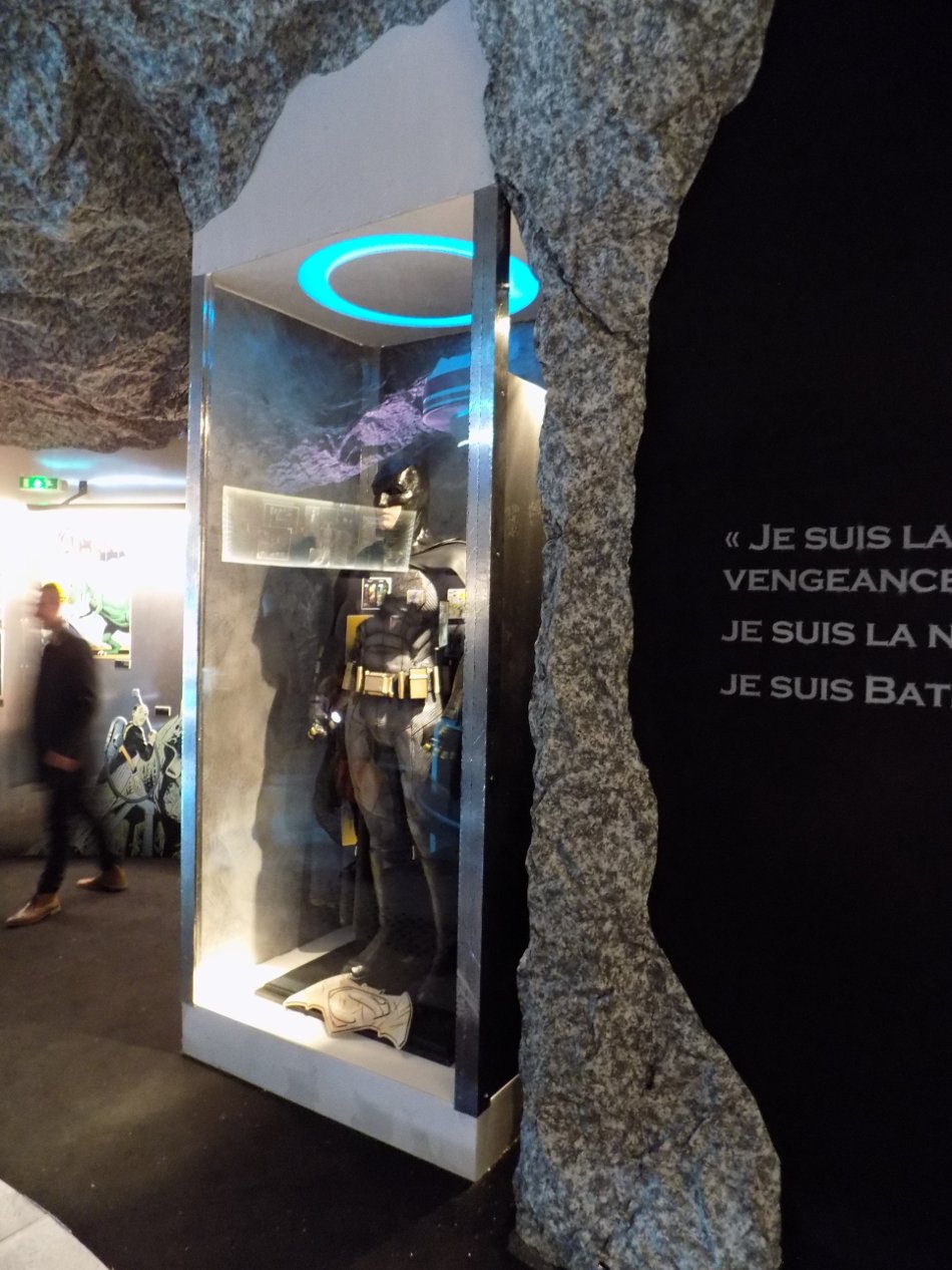 Le costume de Batman en taille réelle